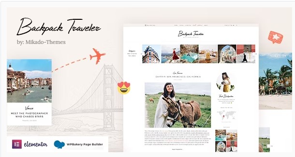 Backpack Traveler WordPress Theme