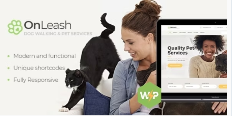 OnLeash Pet shop Club WordPress Theme