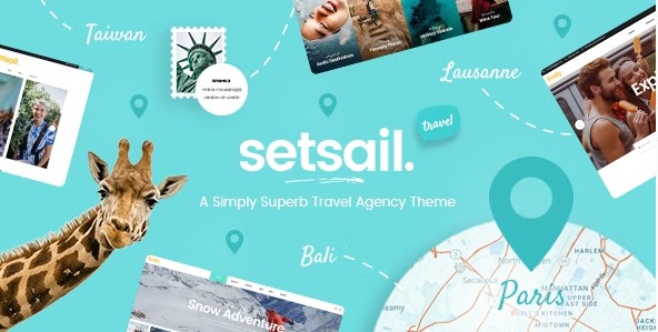 SetSail Travel Blog WordPress Theme