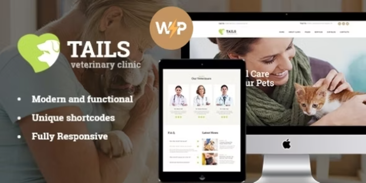 Tails Pet shop WordPress Theme