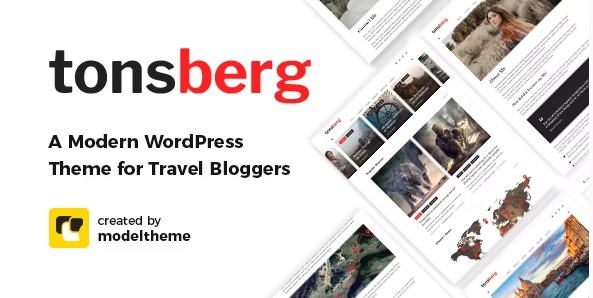 Tonsberg Travel Blog WordPress Theme