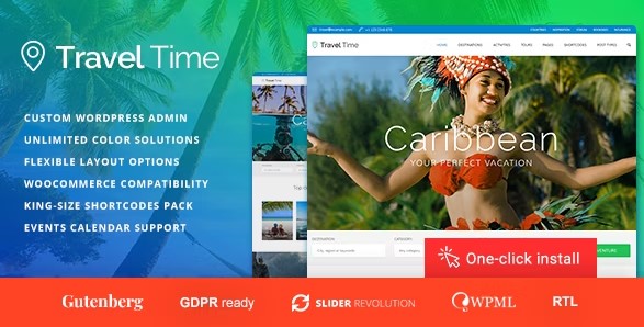 Travel Time WordPress Theme