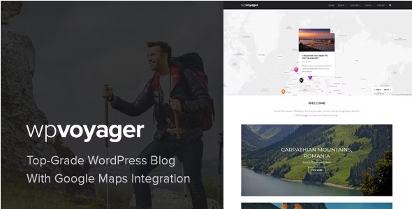 WPVoyager Travel Blog WordPress Theme