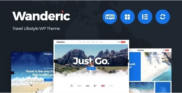 Wanderic Travel Blog WordPress Theme